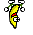 Banane renversée